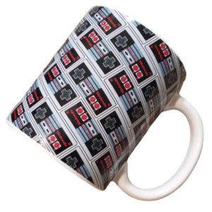 Nintendo NES Coffee Mug Gray Red Tea Retro Video Games New in Box NWT